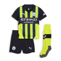 Dětský fotbalový dres Manchester City Bernardo Silva #20 2024-25 Venkovní Krátký Rukáv (+ trenýrky)